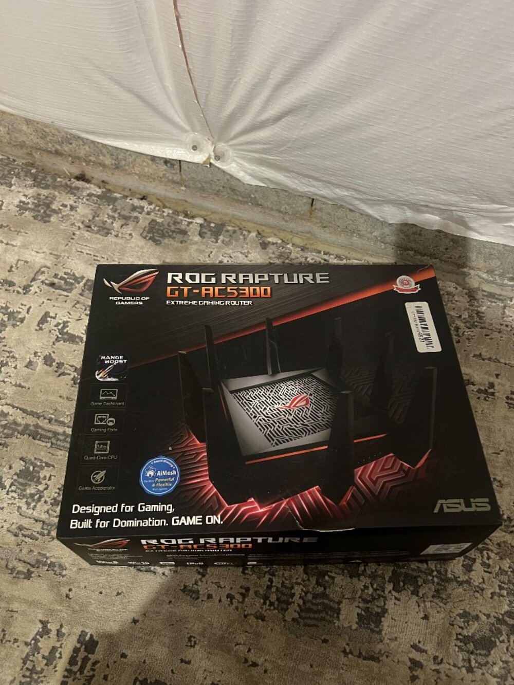 NEW ASUS ROG Rapture GT-AC5300 Tri-Band Gaming Wi-Fi Router Black